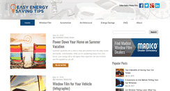 Desktop Screenshot of easyenergysavingtips.com